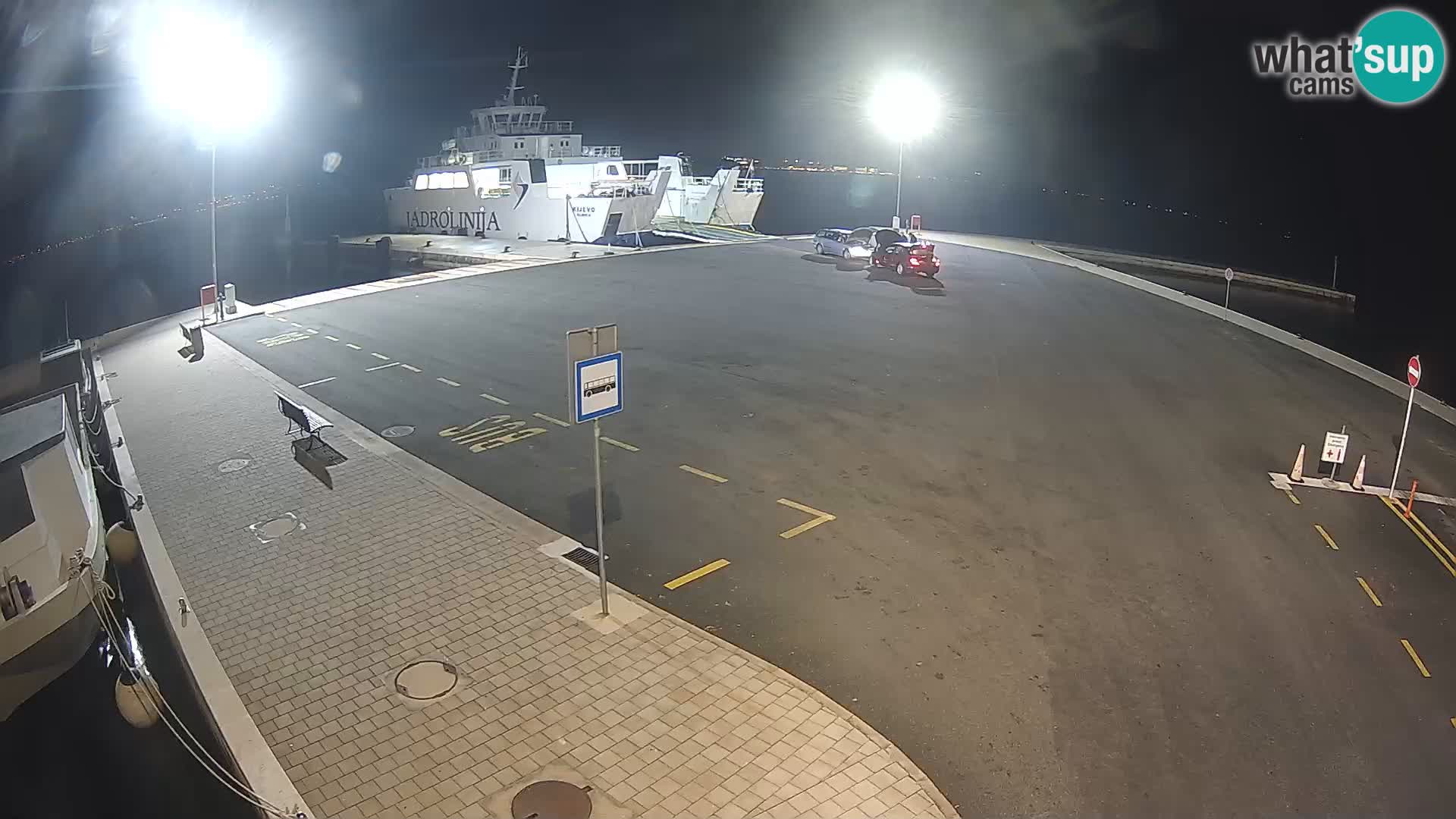 Tkon Live cam – ferry – Dalmatie – Croatie