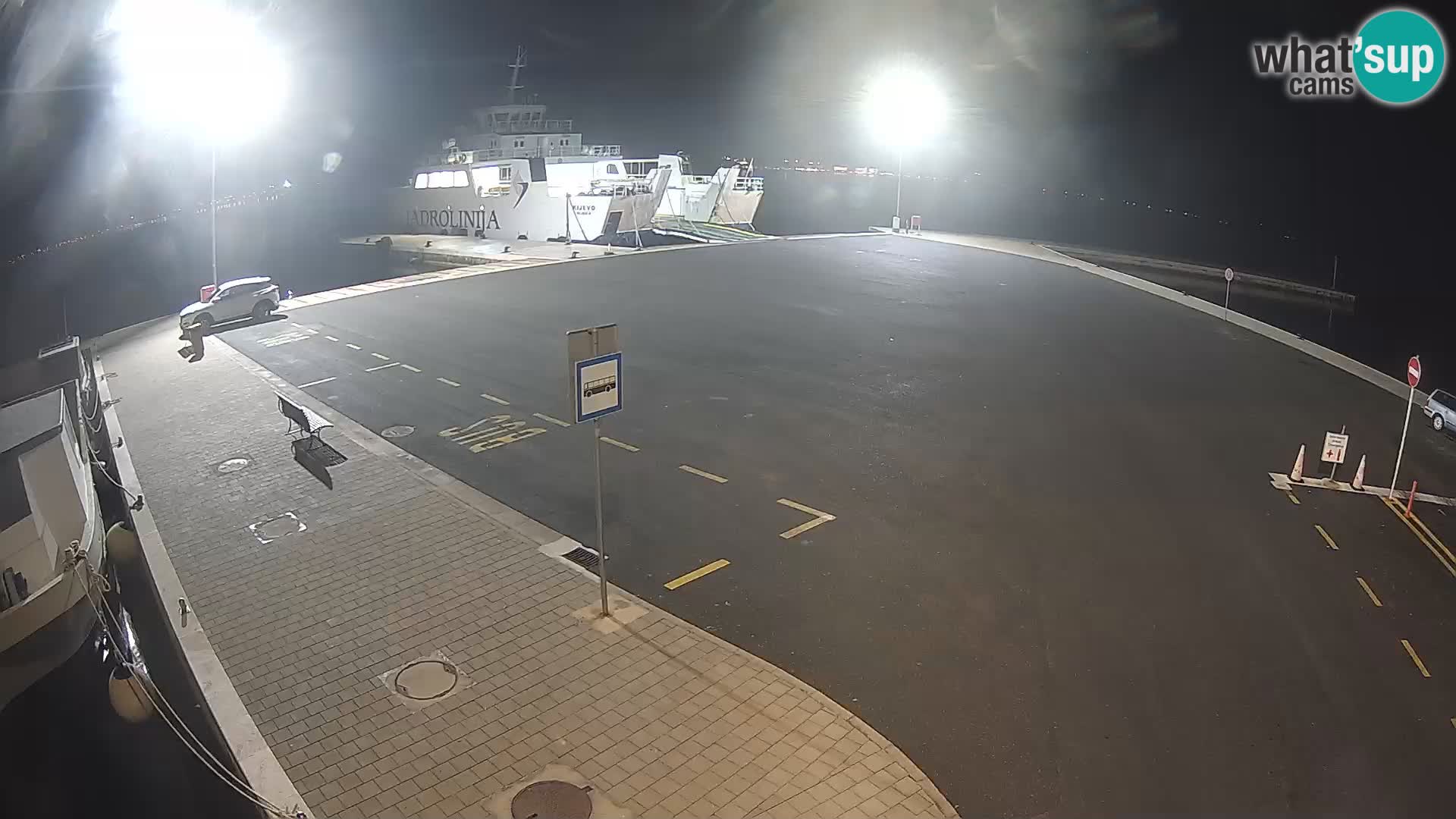 Tkon v živo – trajekt – Dalmacija – Hrvaška