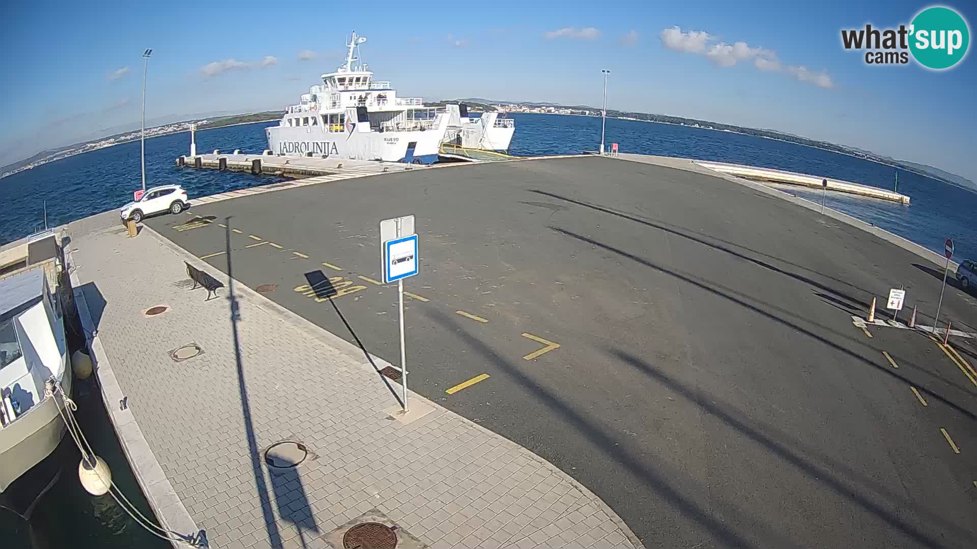 Tkon Live cam – traghetto – Dalmazia – Croazia