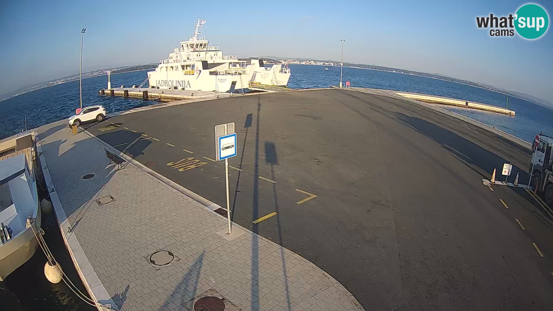 Tkon Live cam – ferry – Dalmatia – Croatia