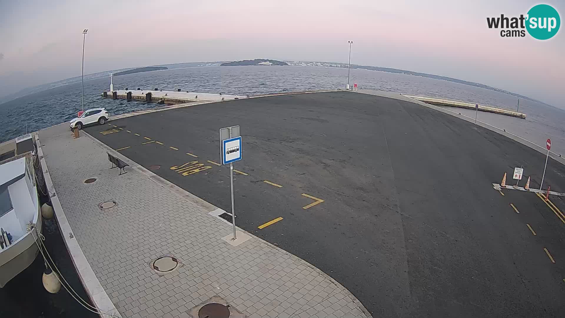 Tkon Live cam – ferry – Dalmatia – Croatia