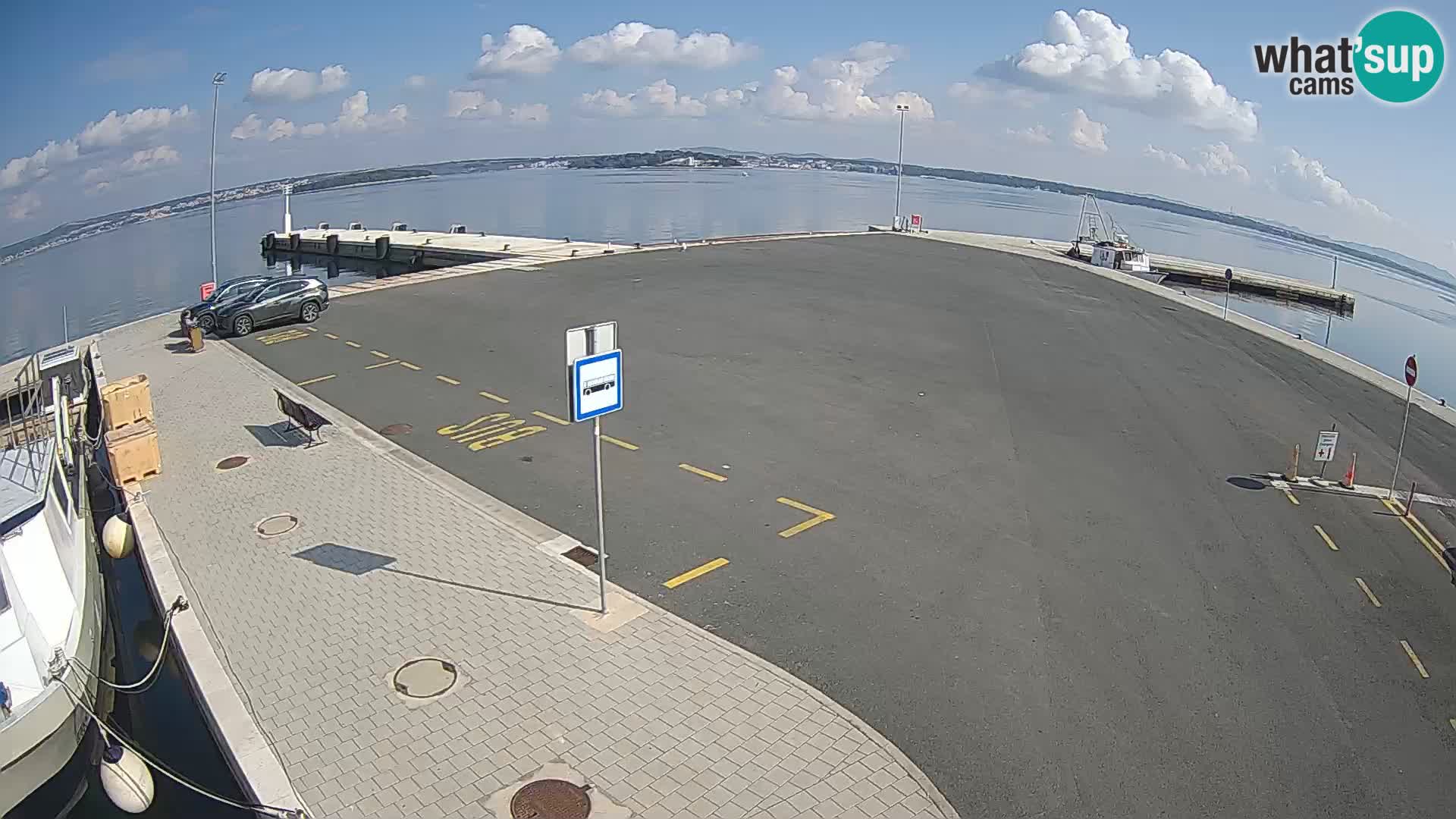 Tkon Live cam – ferry – Dalmatia – Croatia