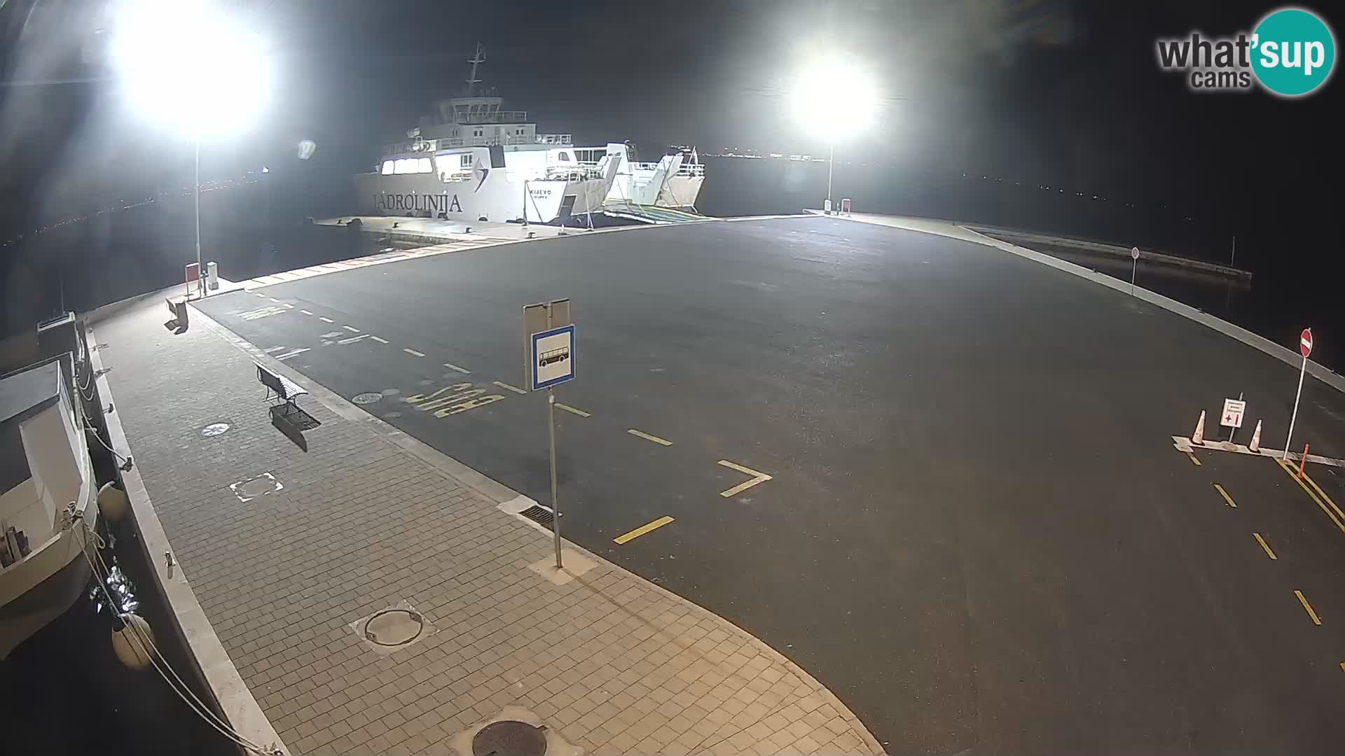 Tkon Live cam – ferry – Dalmatie – Croatie