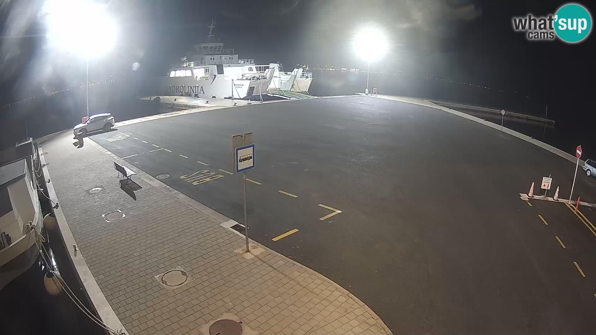 Tkon v živo – trajekt – Dalmacija – Hrvaška