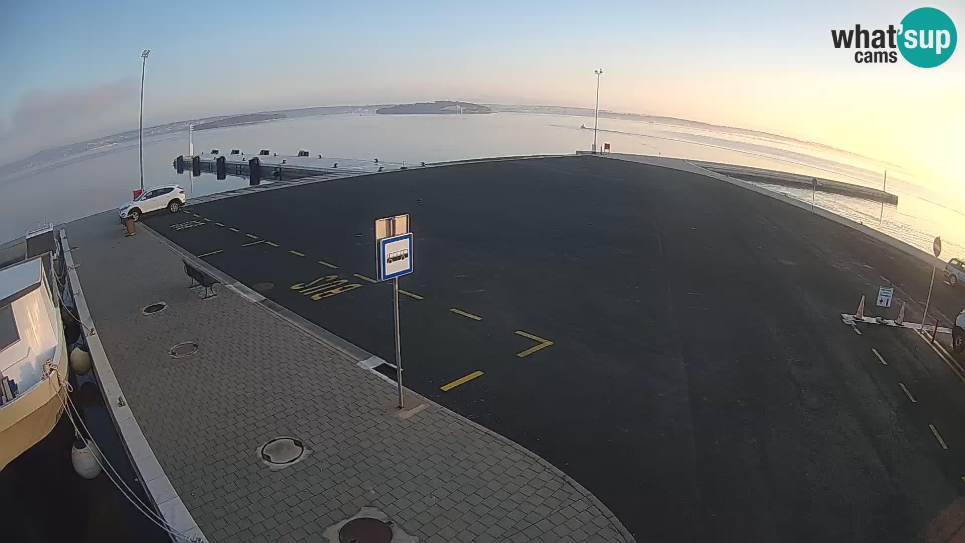 Tkon Live cam – ferry – Dalmatie – Croatie