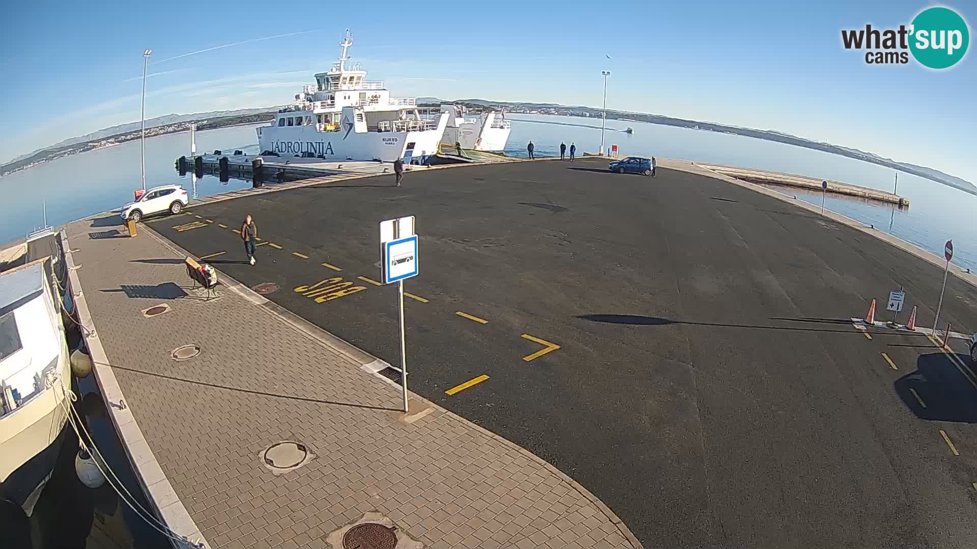 Tkon Live cam – Fähre – Dalmatien – Kroatien