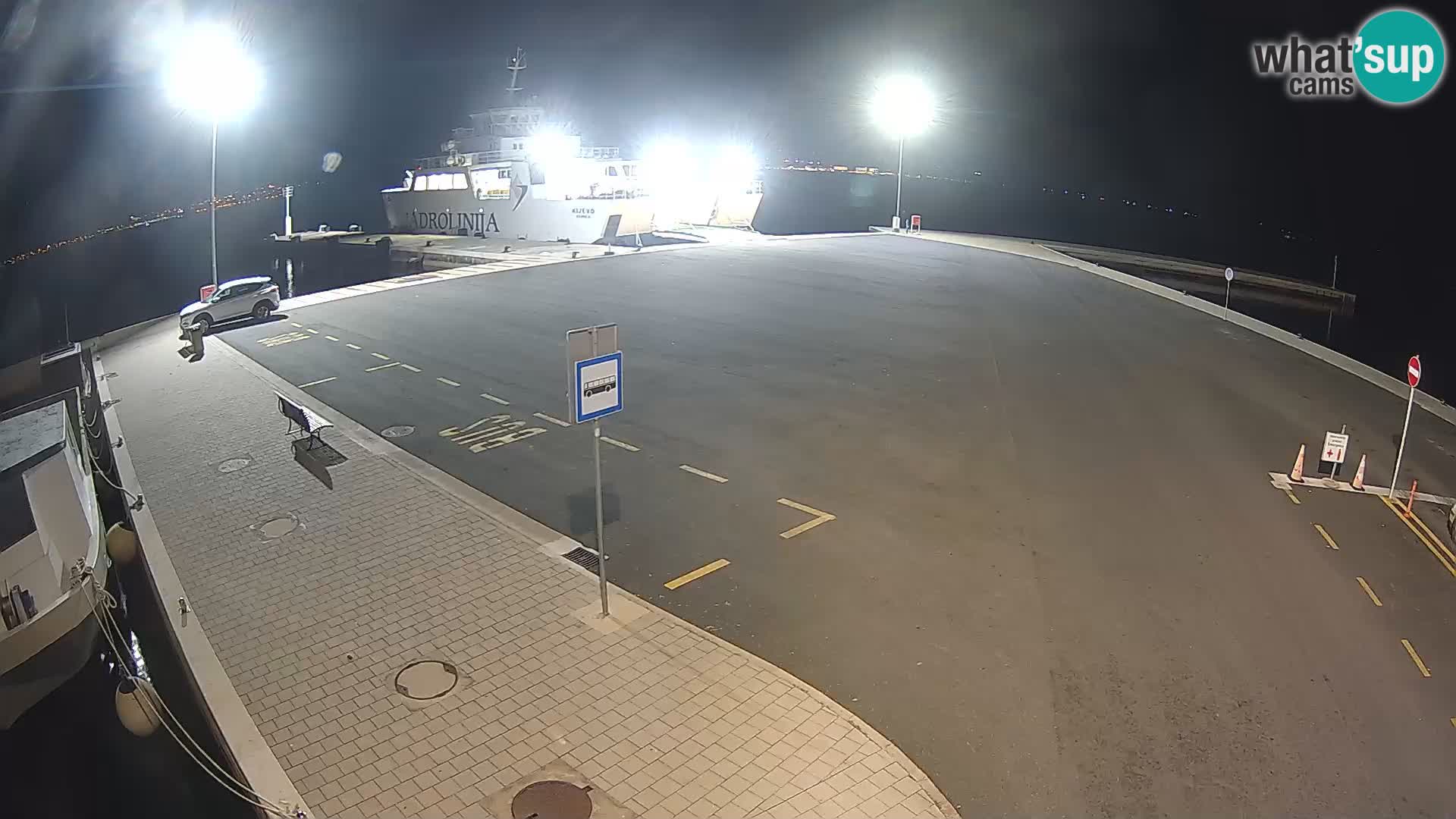 Tkon Live cam – ferry – Dalmatie – Croatie