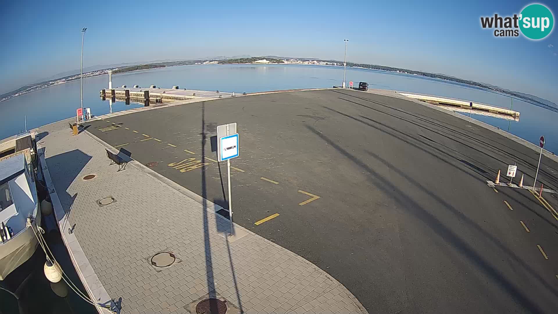 Tkon Live cam – ferry – Dalmatie – Croatie