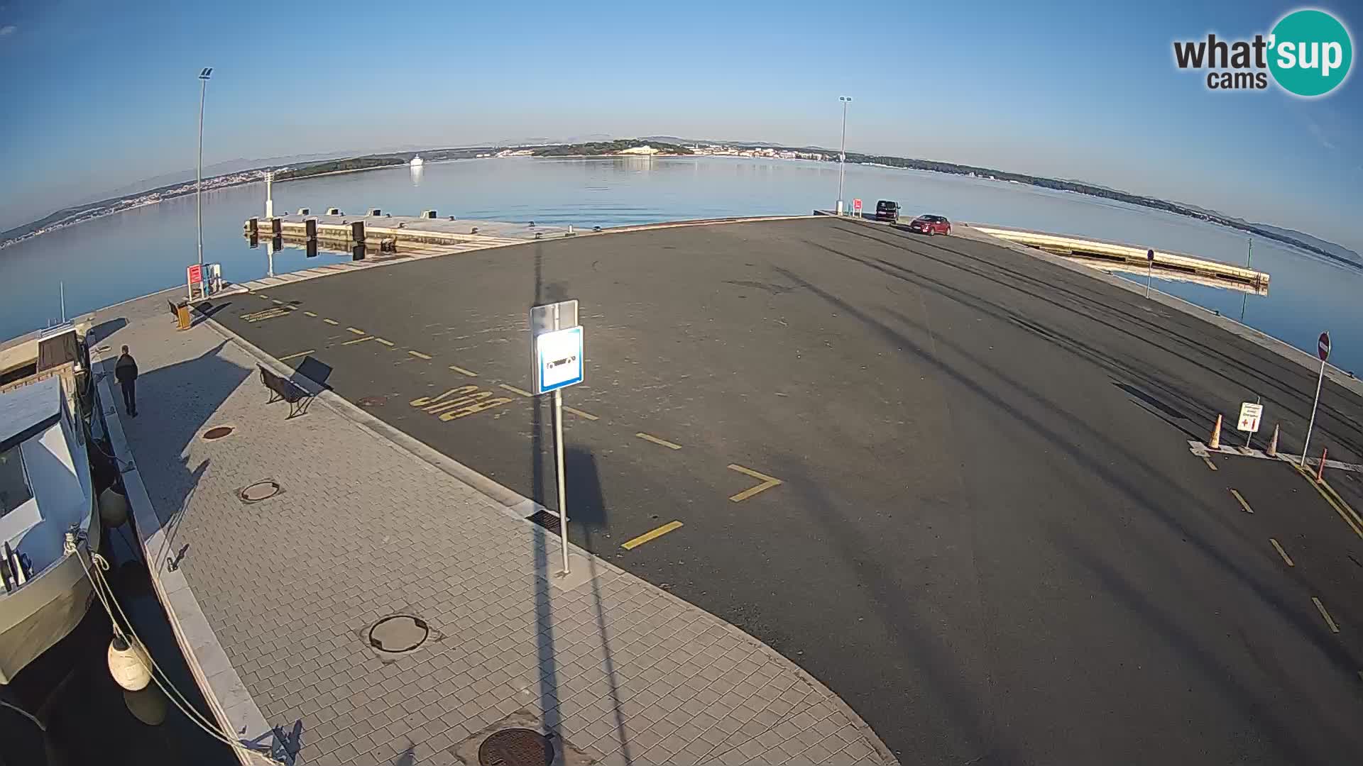 Tkon Live cam – ferry – Dalmatia – Croatia