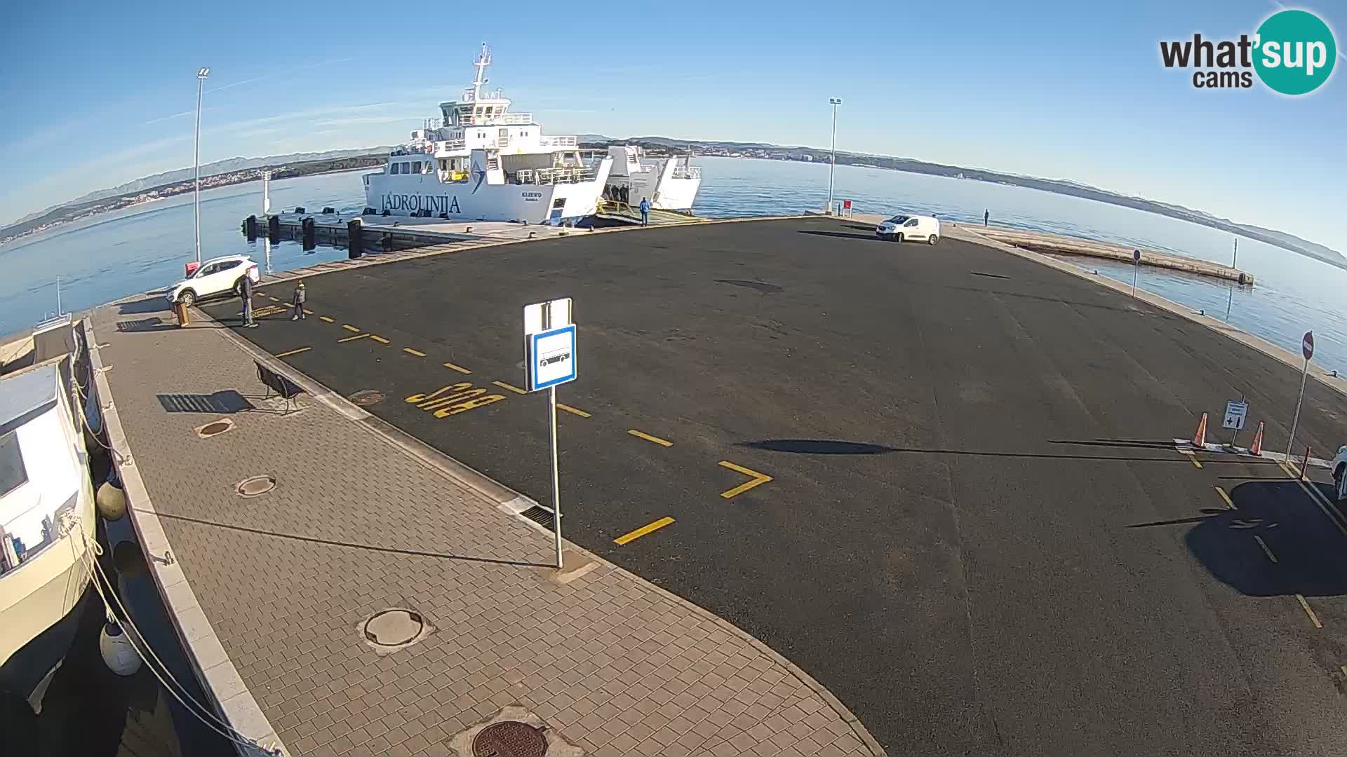 Tkon Live cam – traghetto – Dalmazia – Croazia
