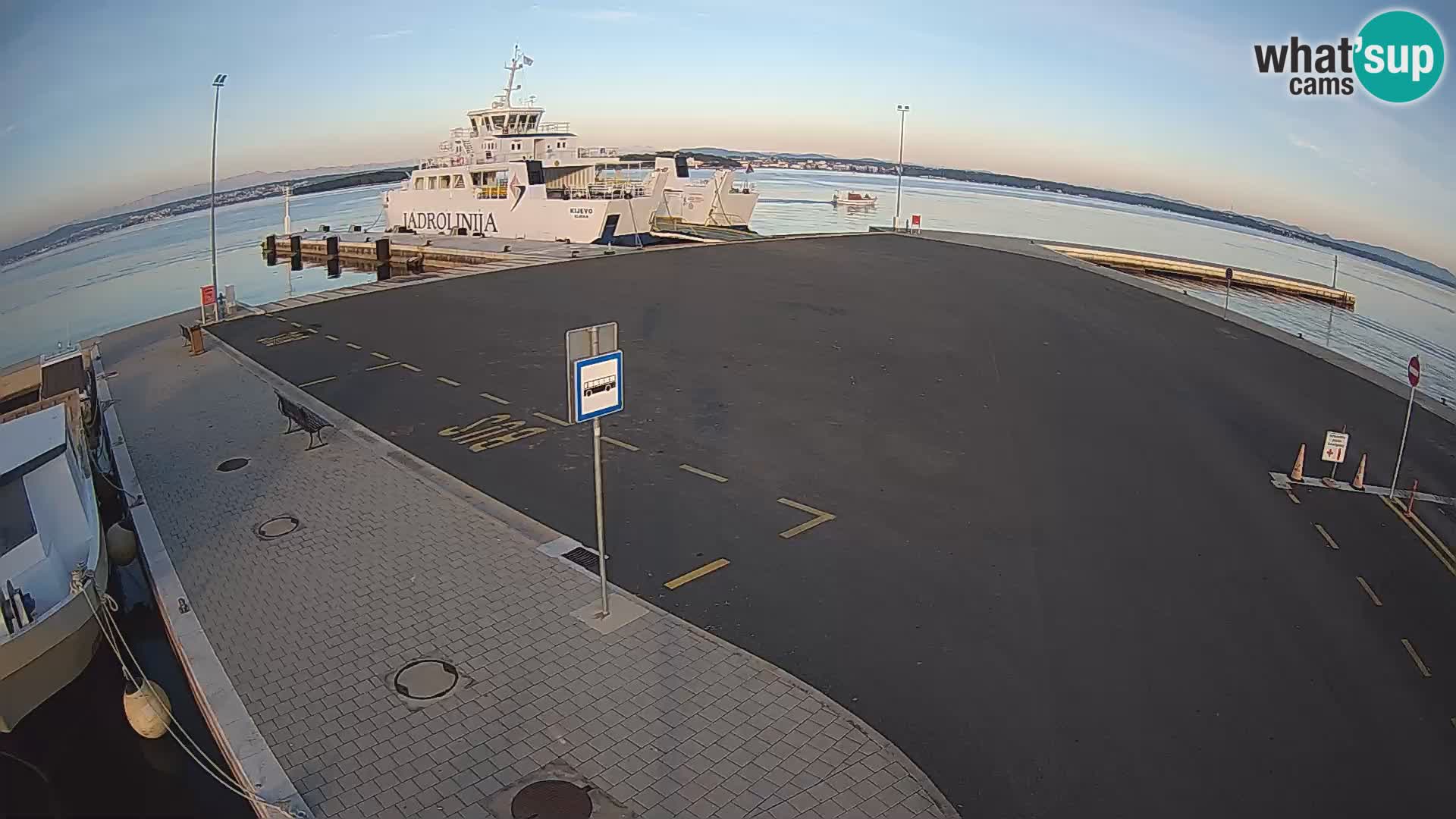 Tkon Live cam – ferry – Dalmatia – Croatia