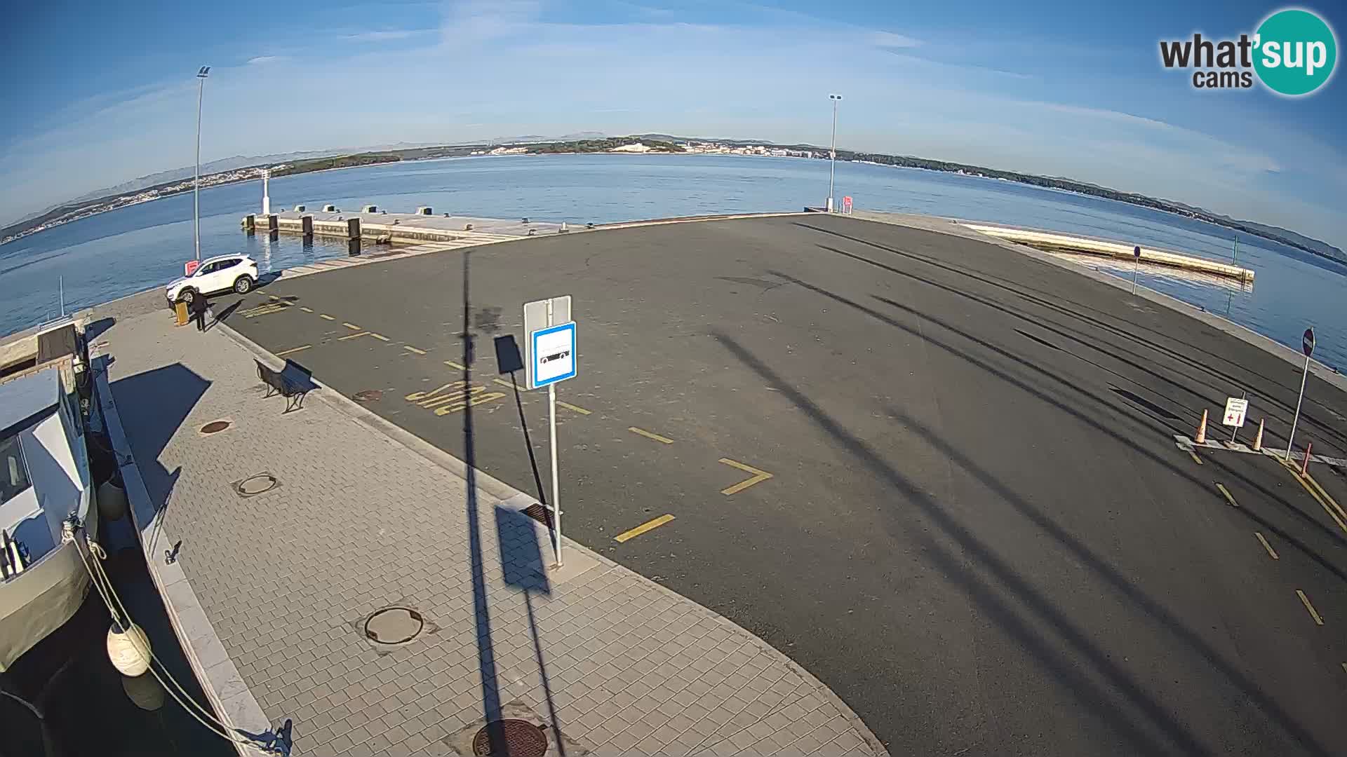 Tkon Live cam – ferry – Dalmatie – Croatie