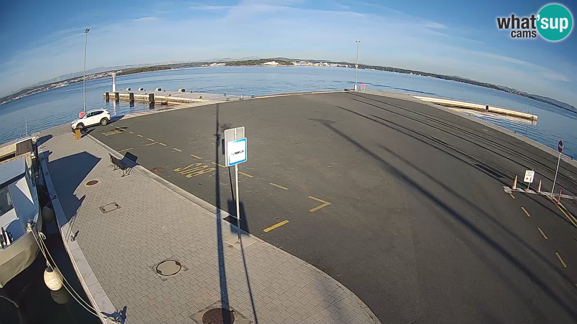 Tkon Live cam – ferry – Dalmatie – Croatie