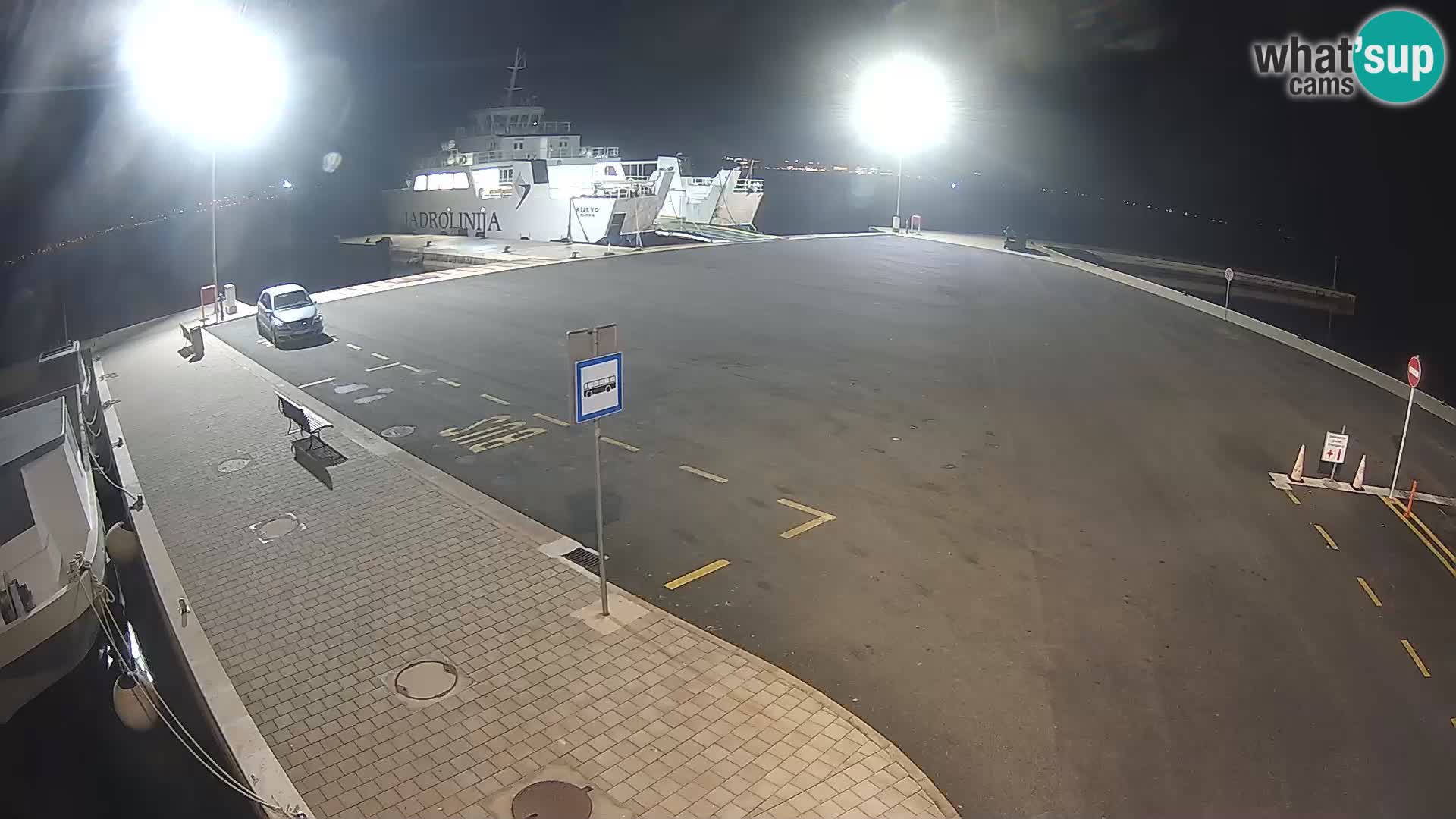 Tkon Live cam – ferry – Dalmatie – Croatie