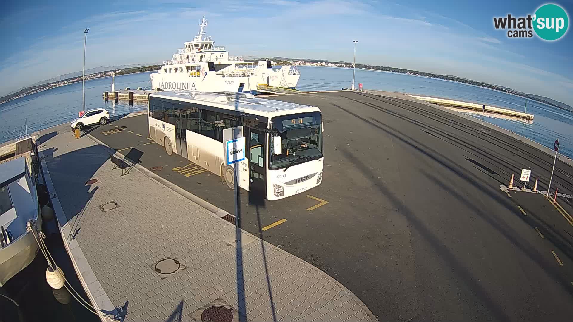 Tkon Live cam – ferry – Dalmatia – Croatia