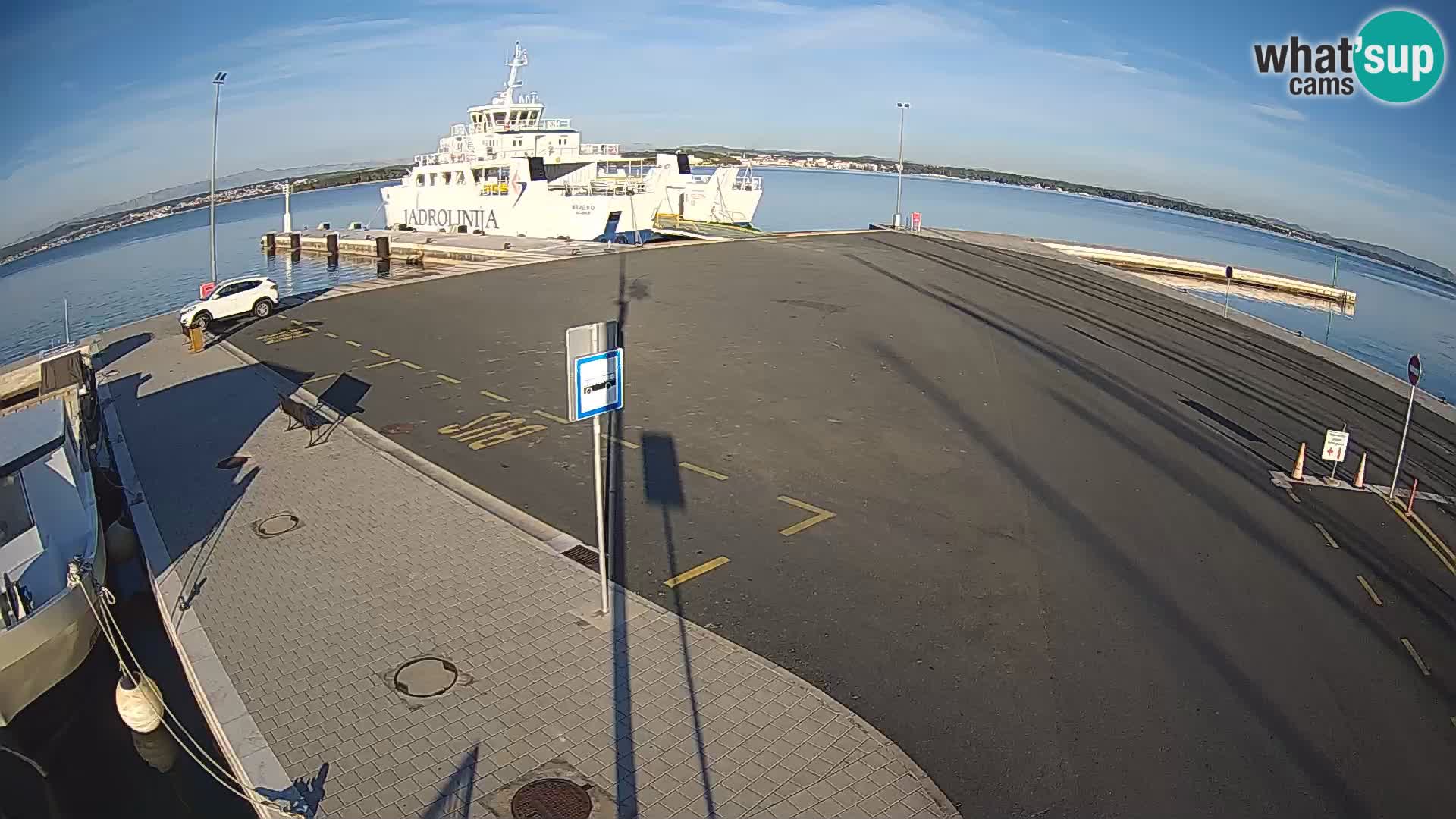 Tkon Live cam – ferry – Dalmatia – Croatia