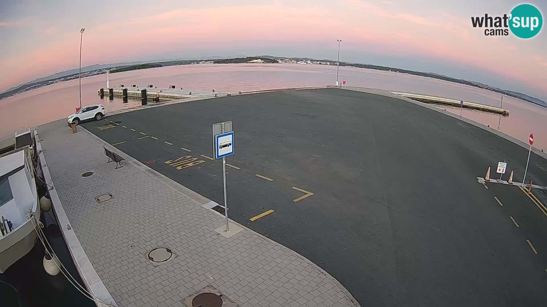 Tkon Live cam – ferry – Dalmatie – Croatie