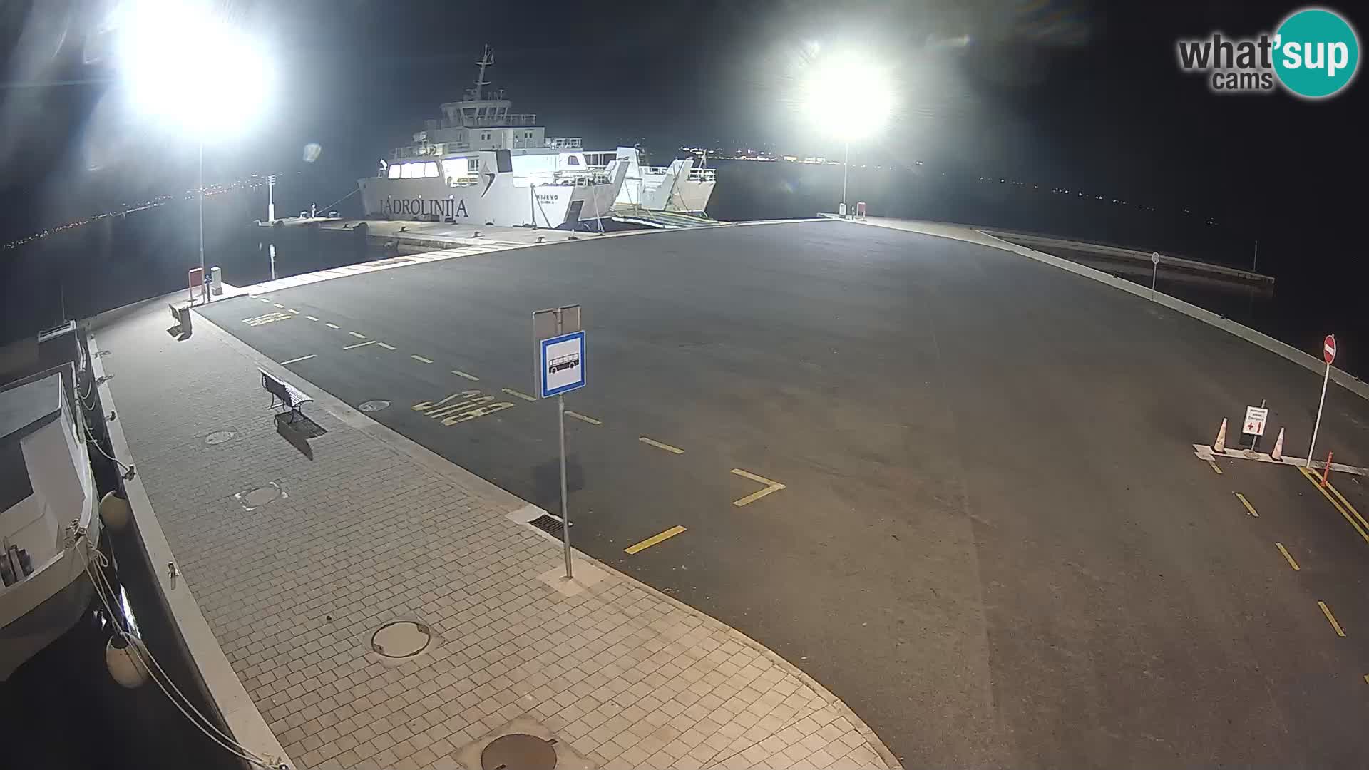 Tkon v živo – trajekt – Dalmacija – Hrvaška