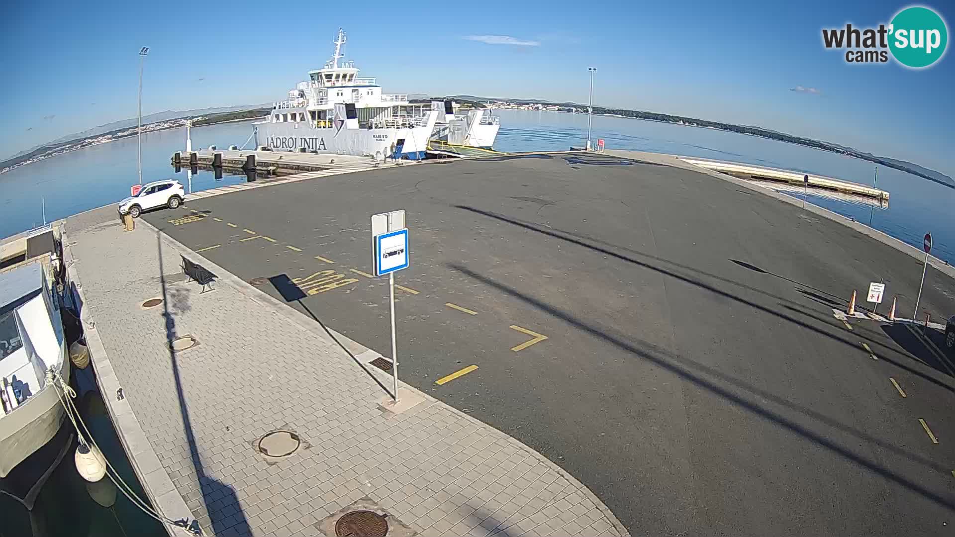 Tkon Live cam – ferry – Dalmatia – Croatia
