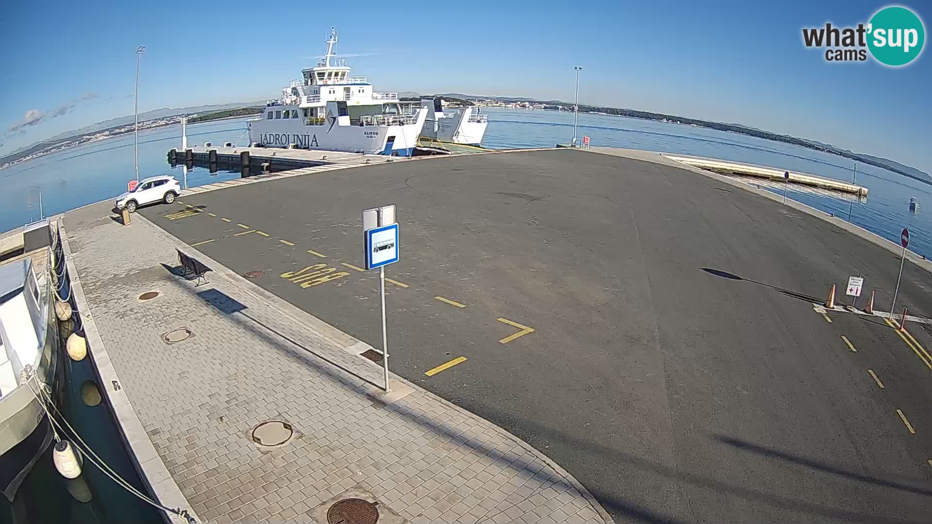 Tkon Live cam – traghetto – Dalmazia – Croazia