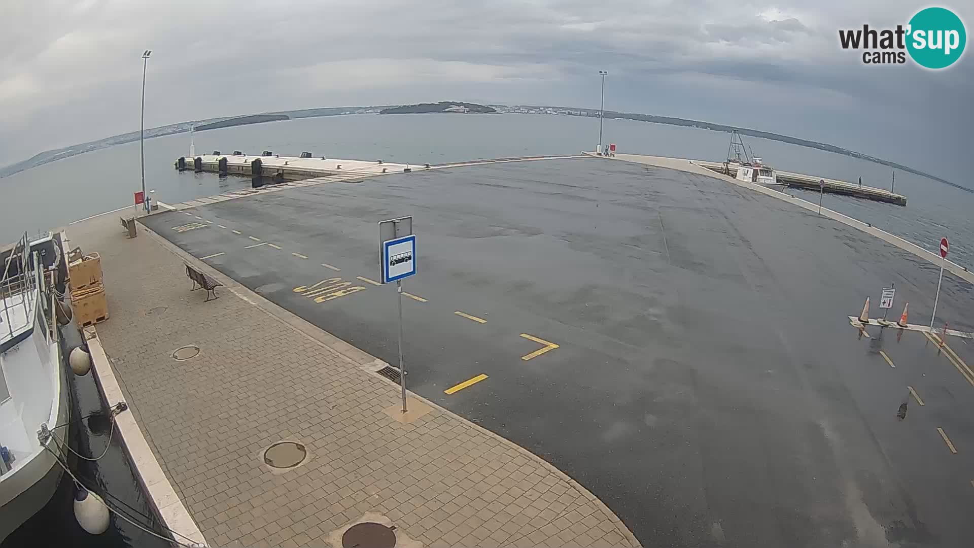 Tkon Live cam – ferry – Dalmatie – Croatie