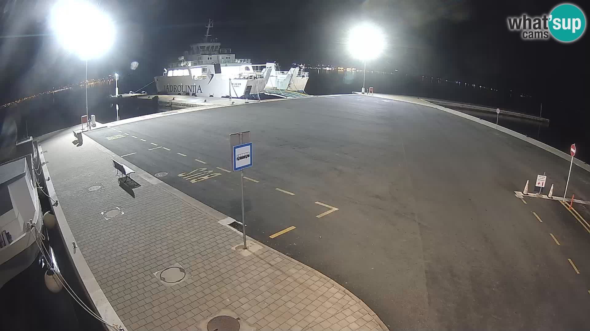 Tkon Live cam – ferry – Dalmatie – Croatie