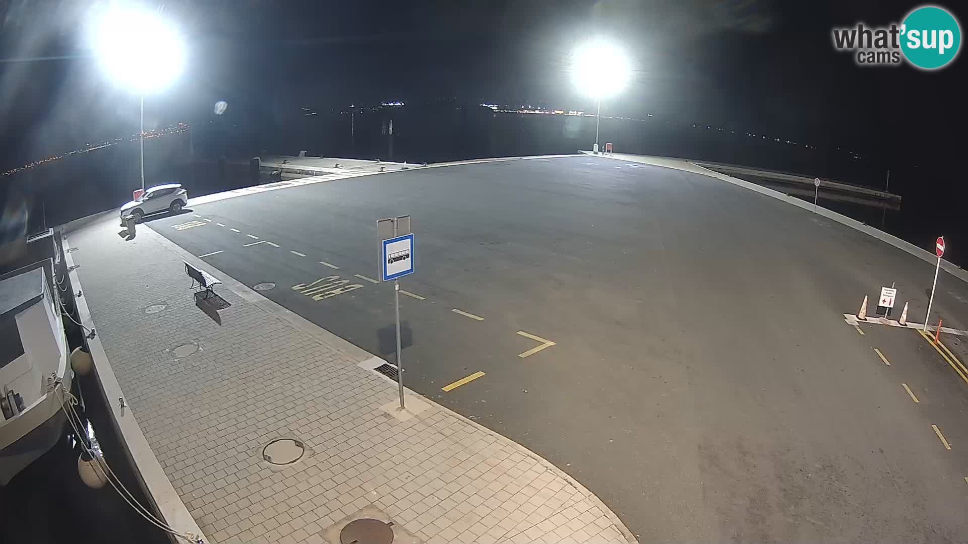 Tkon Live cam – ferry – Dalmatie – Croatie