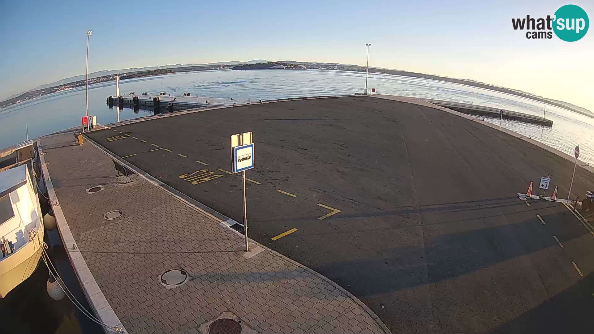 Tkon Live cam – ferry – Dalmatia – Croatia