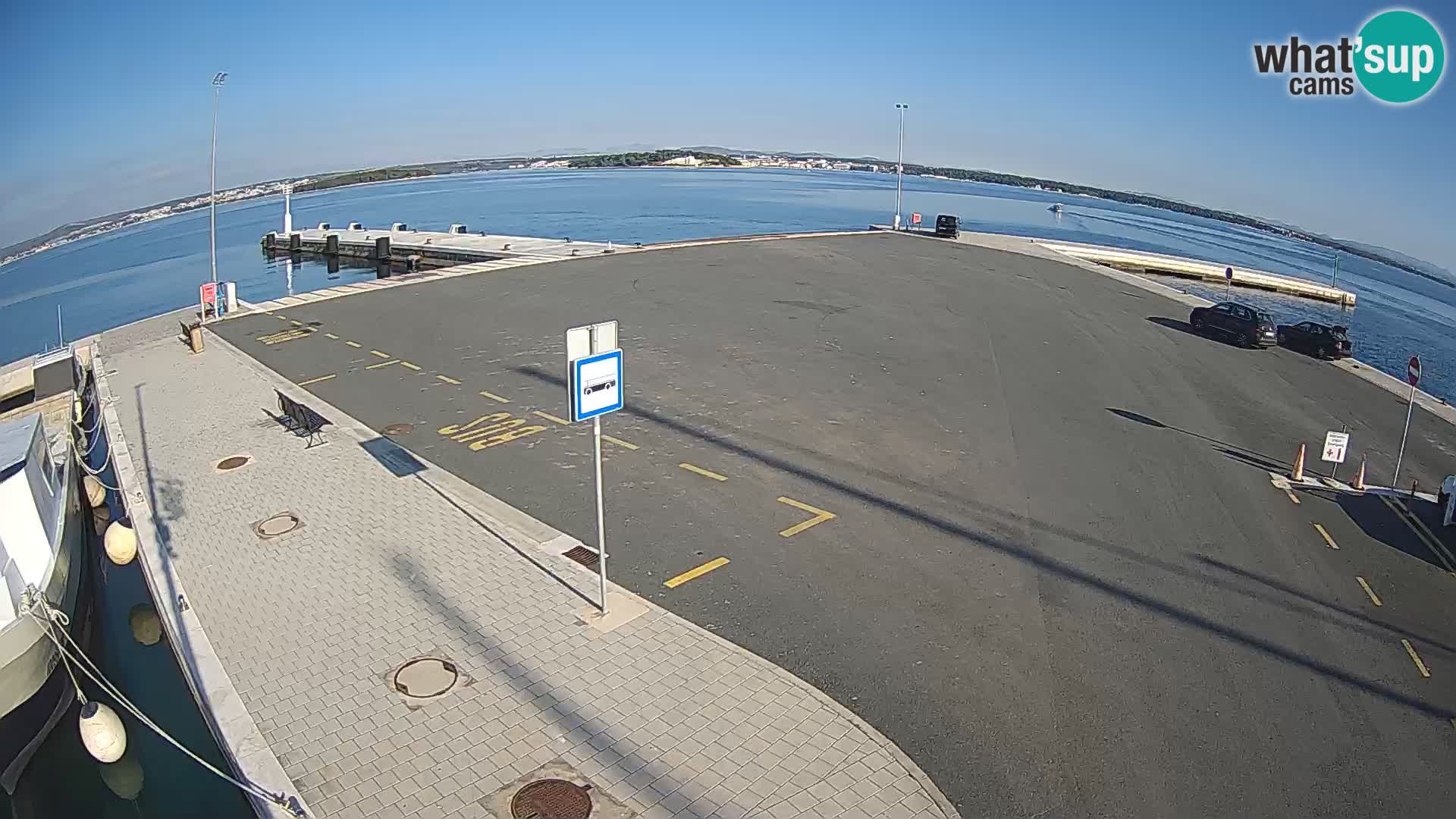 Tkon Live cam – ferry – Dalmatia – Croatia