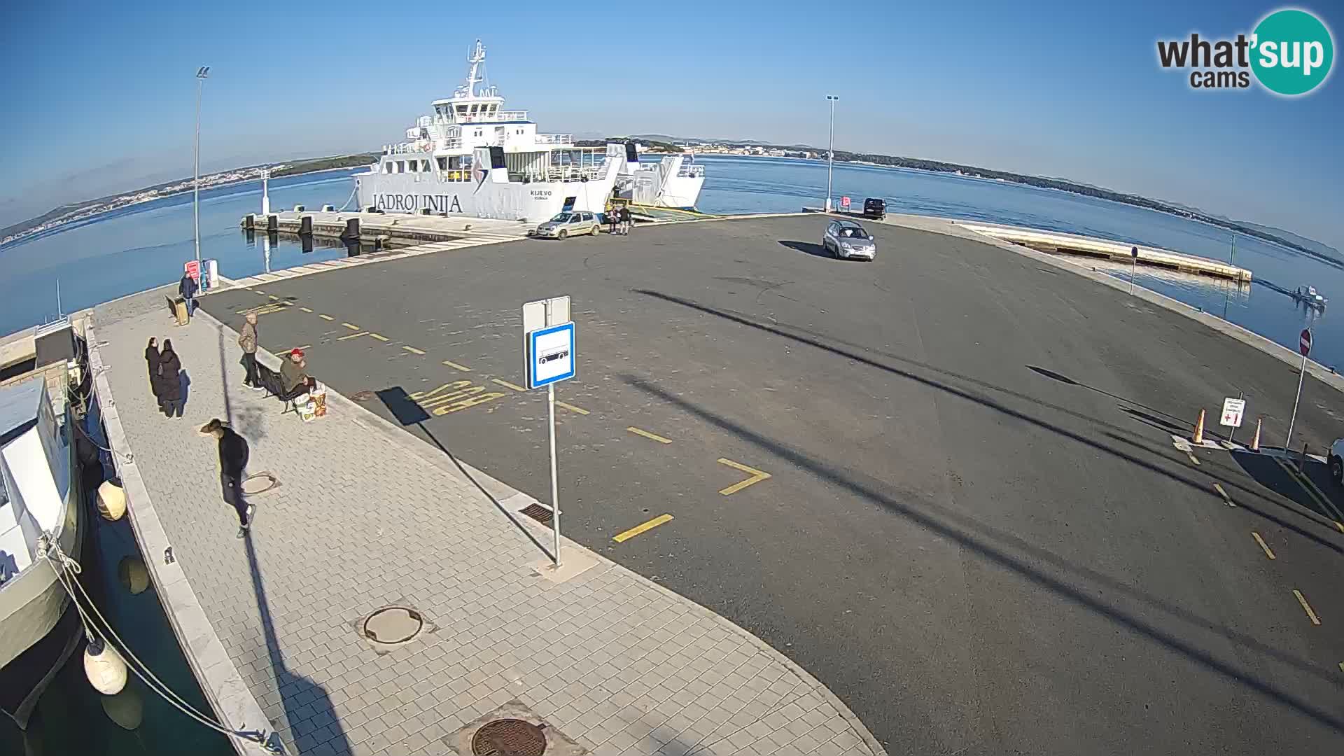 Tkon Live cam – traghetto – Dalmazia – Croazia