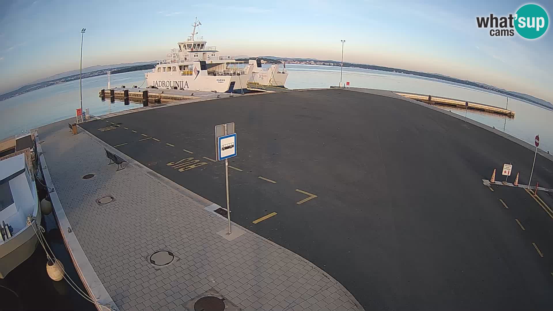 Tkon Live cam – ferry – Dalmatia – Croatia