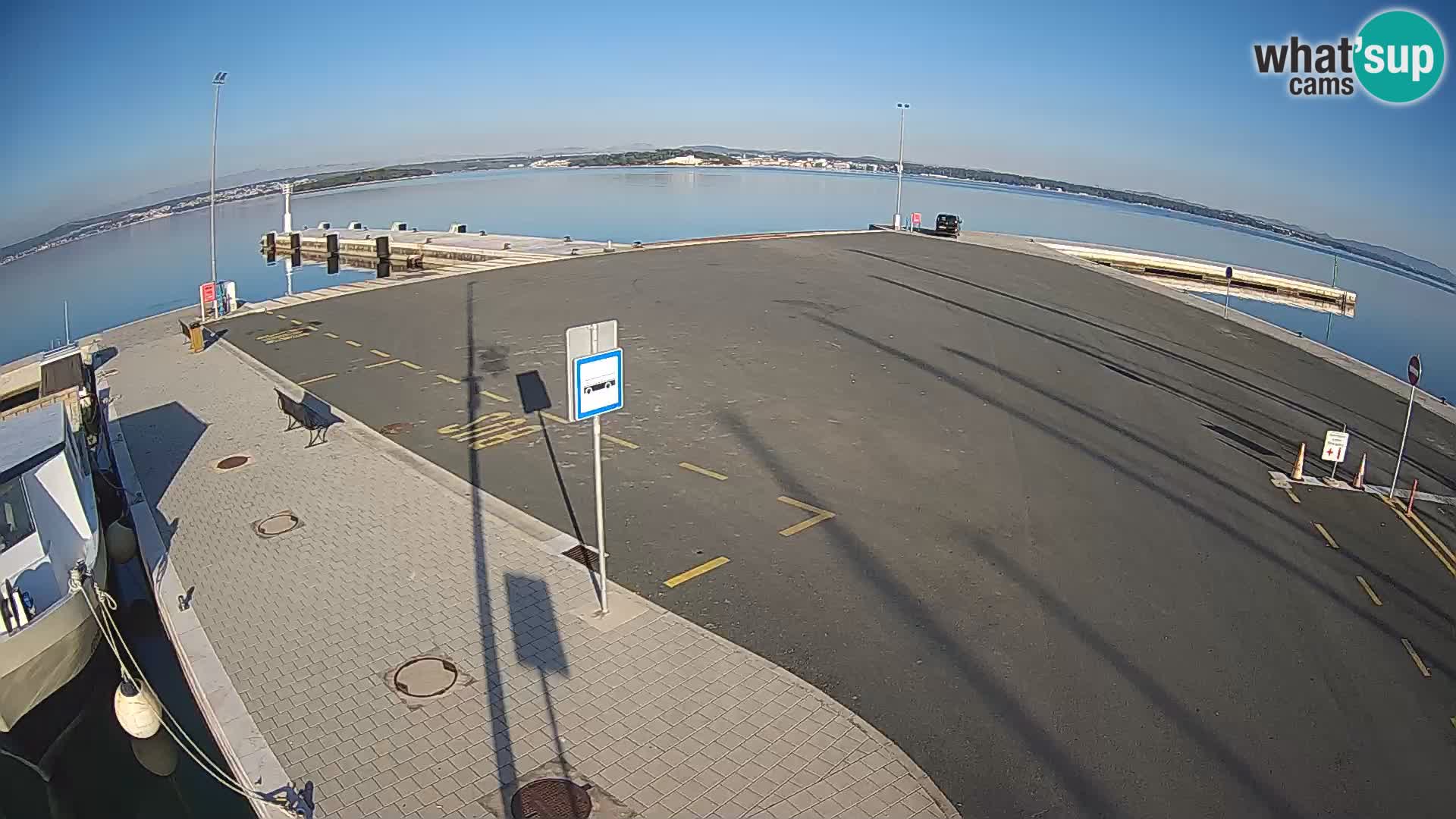 Tkon Live cam – ferry – Dalmatie – Croatie