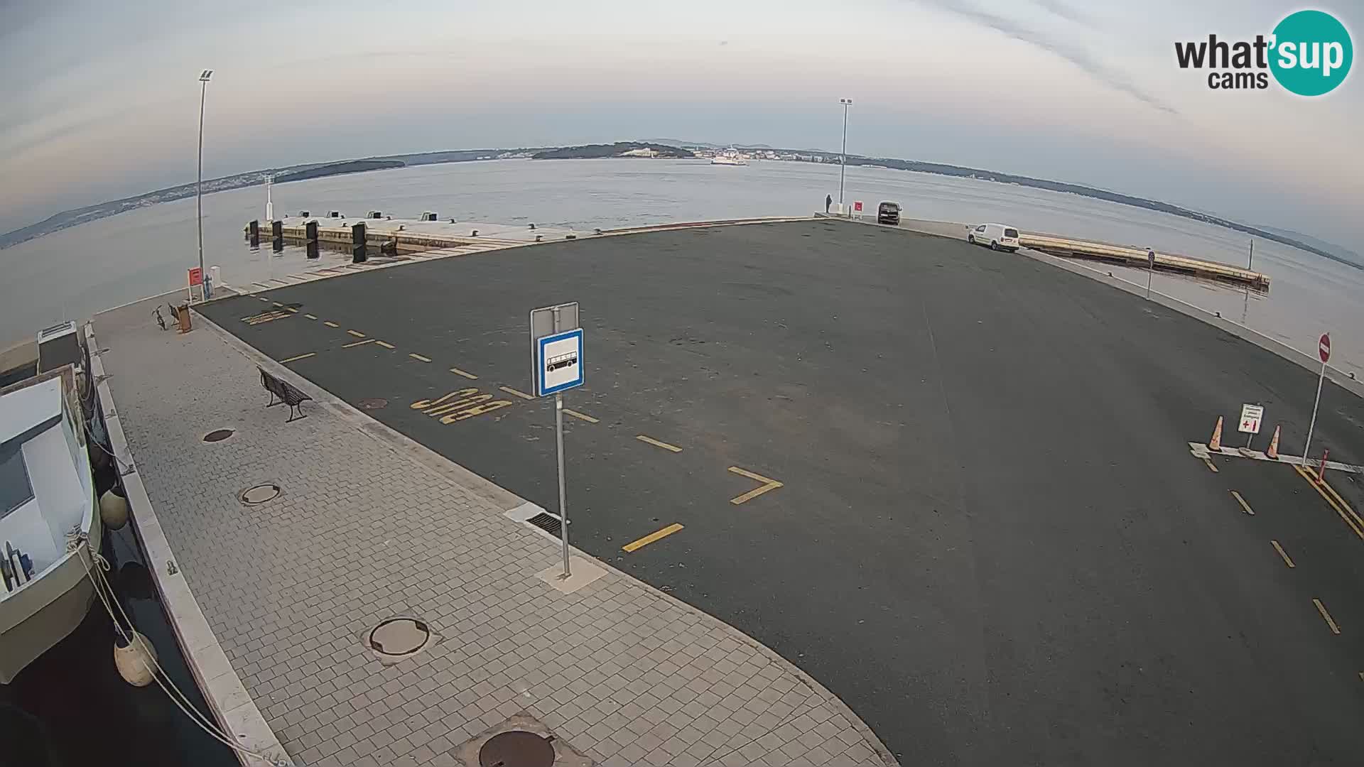 Tkon v živo – trajekt – Dalmacija – Hrvaška