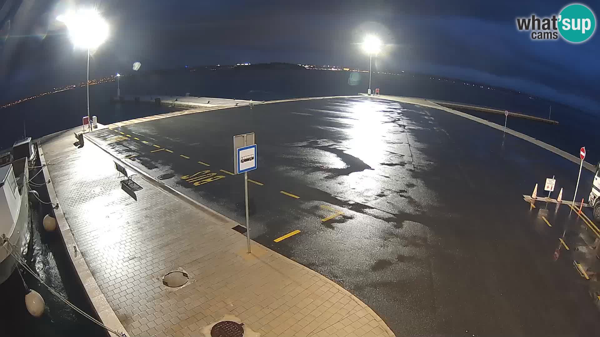 Tkon Live cam – ferry – Dalmatie – Croatie