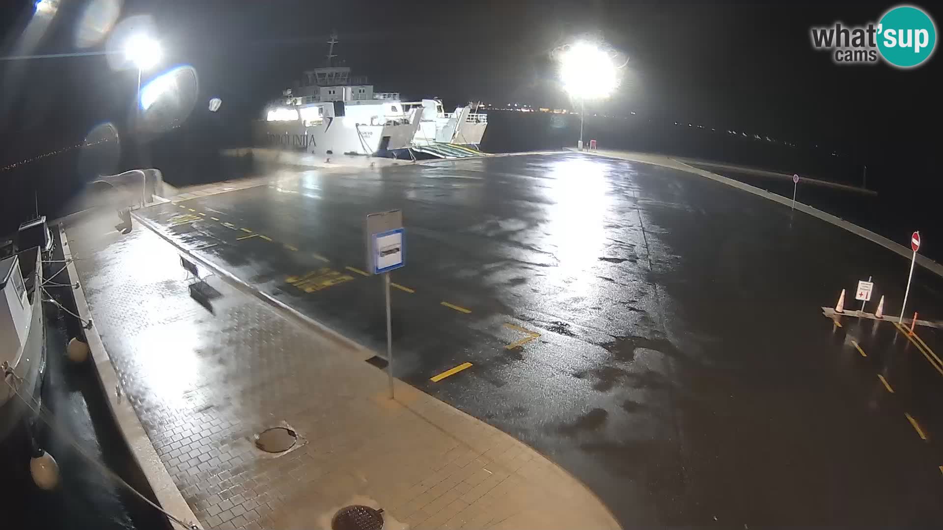 Tkon Live cam – ferry – Dalmatie – Croatie