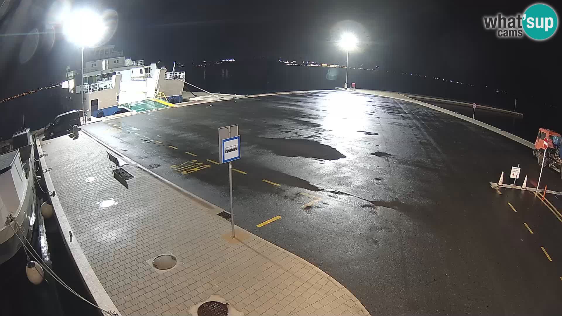 Tkon v živo – trajekt – Dalmacija – Hrvaška