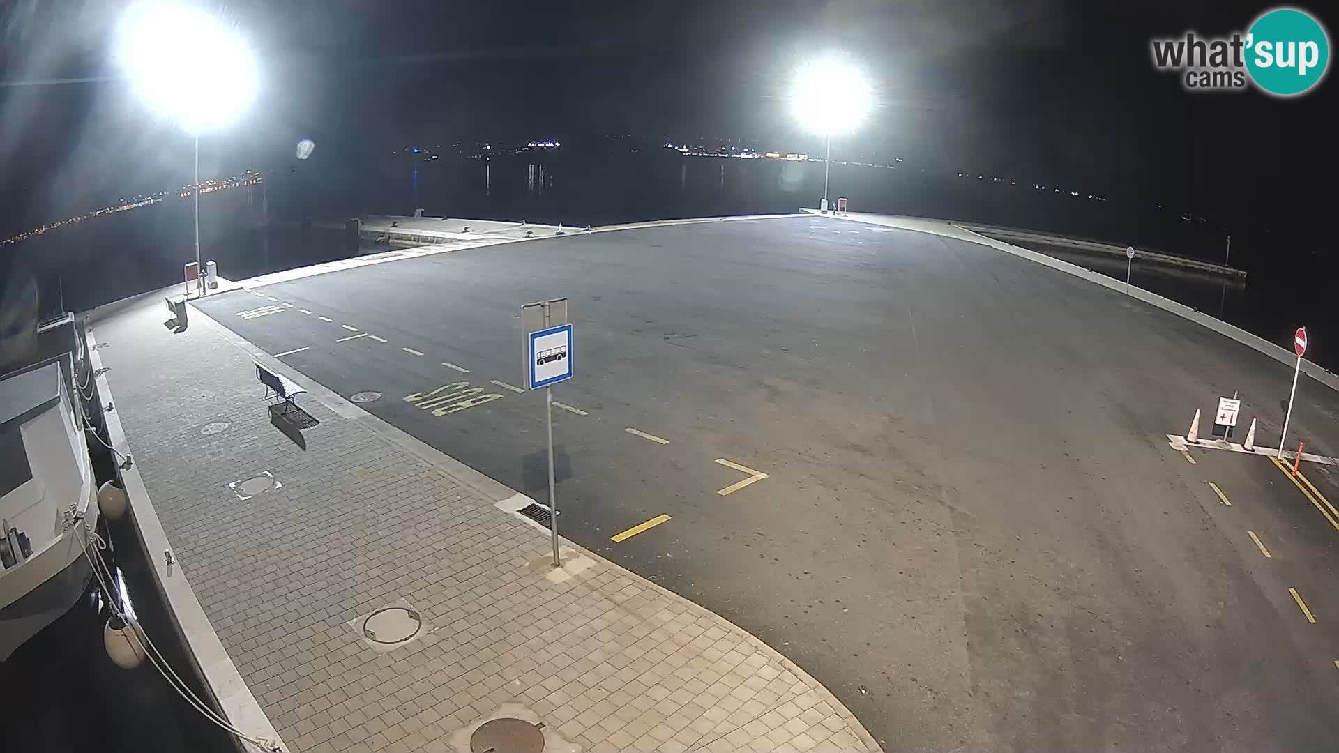 Tkon v živo – trajekt – Dalmacija – Hrvaška