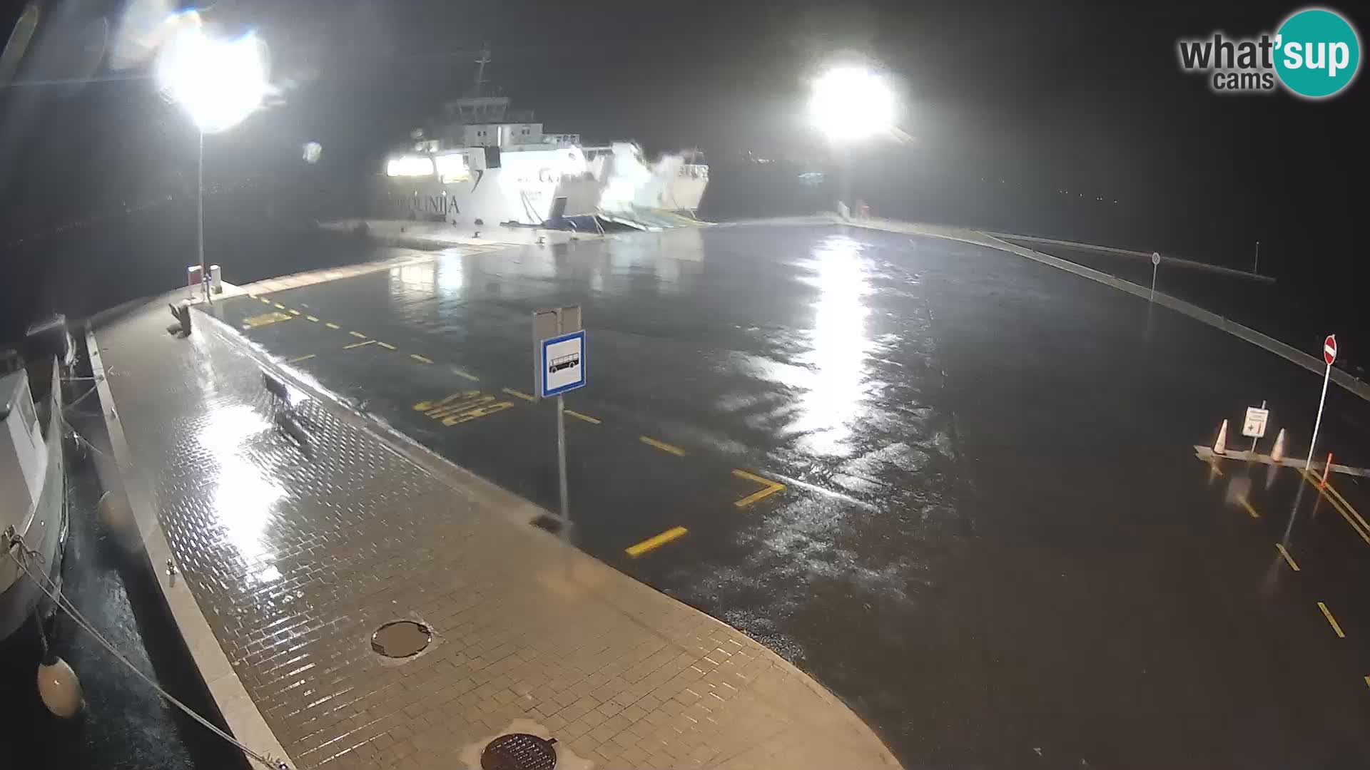 Tkon Live cam – ferry – Dalmatie – Croatie