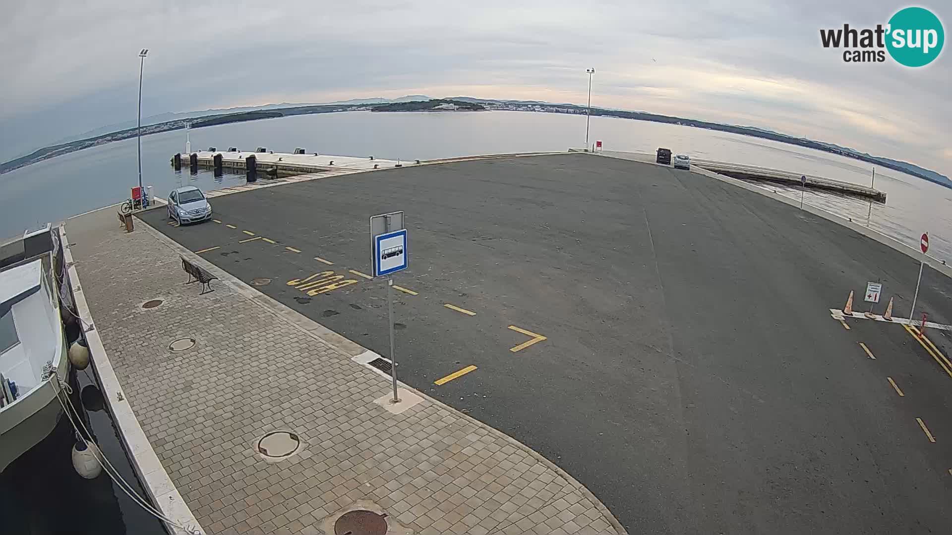 Tkon Live cam – ferry – Dalmatie – Croatie