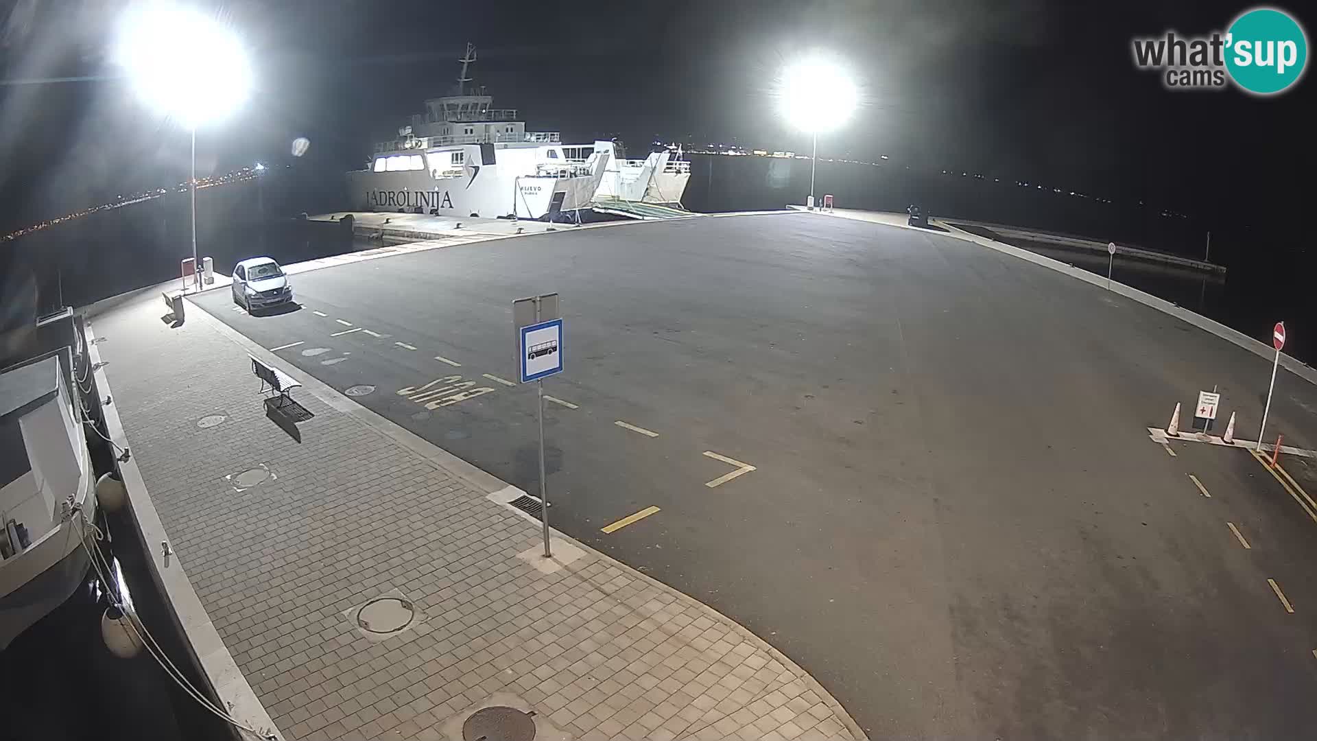 Tkon Live cam – ferry – Dalmatie – Croatie