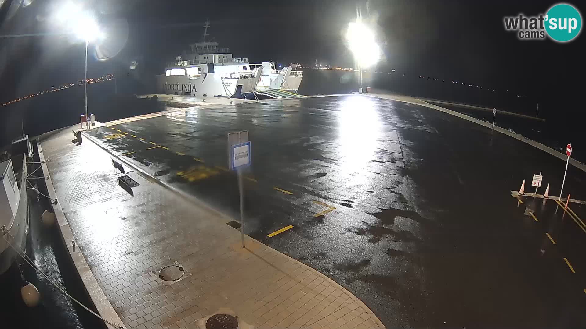 Tkon Live cam – ferry – Dalmatie – Croatie