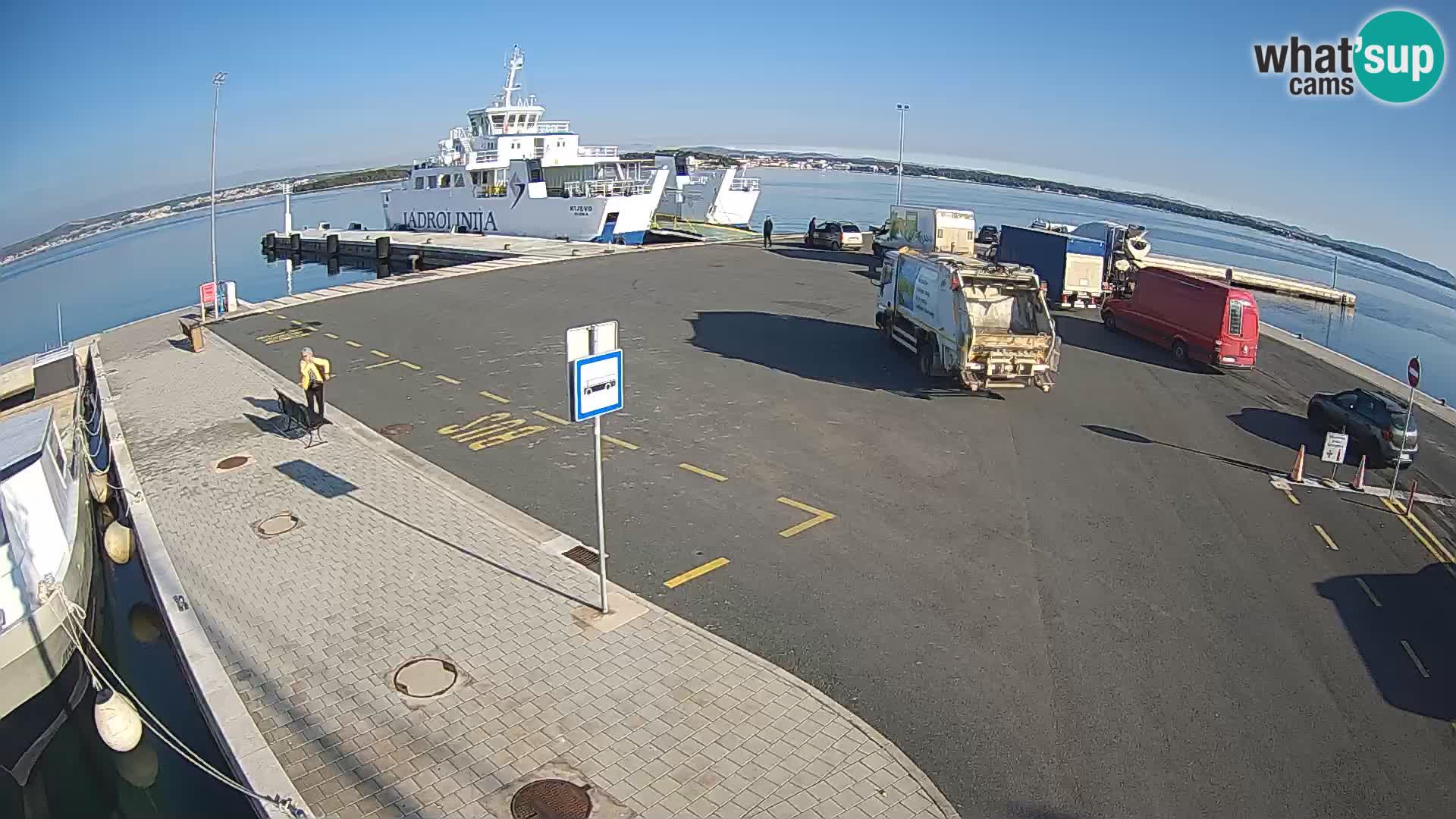 Tkon camera en vivo – Transportar – Dalmacia – Croacia