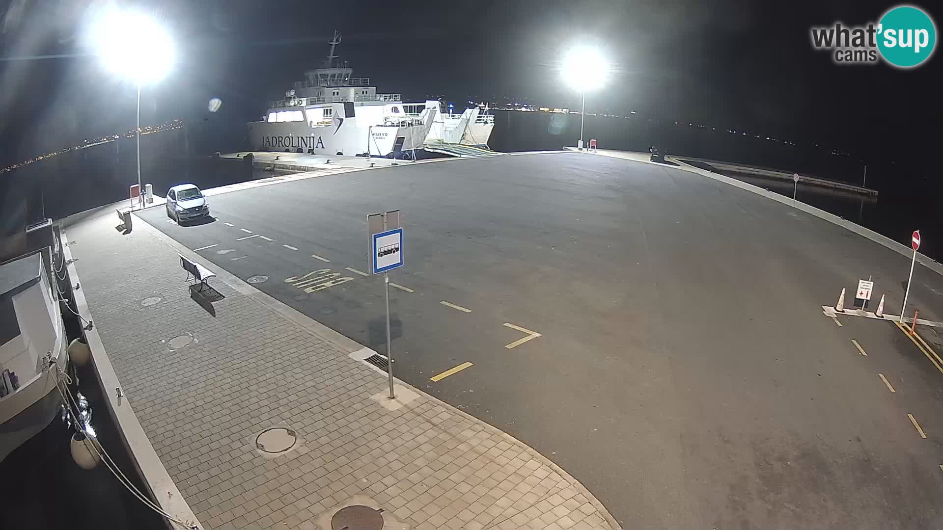 Tkon Live cam – ferry – Dalmatie – Croatie