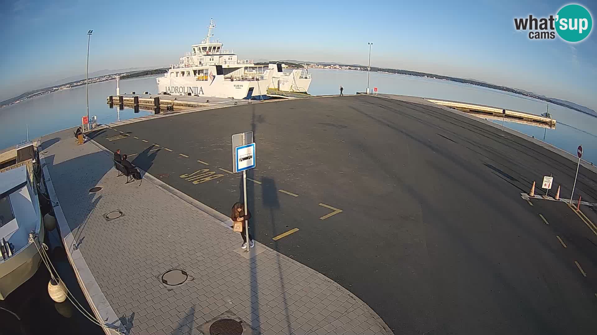 Tkon Live cam – ferry – Dalmatia – Croatia