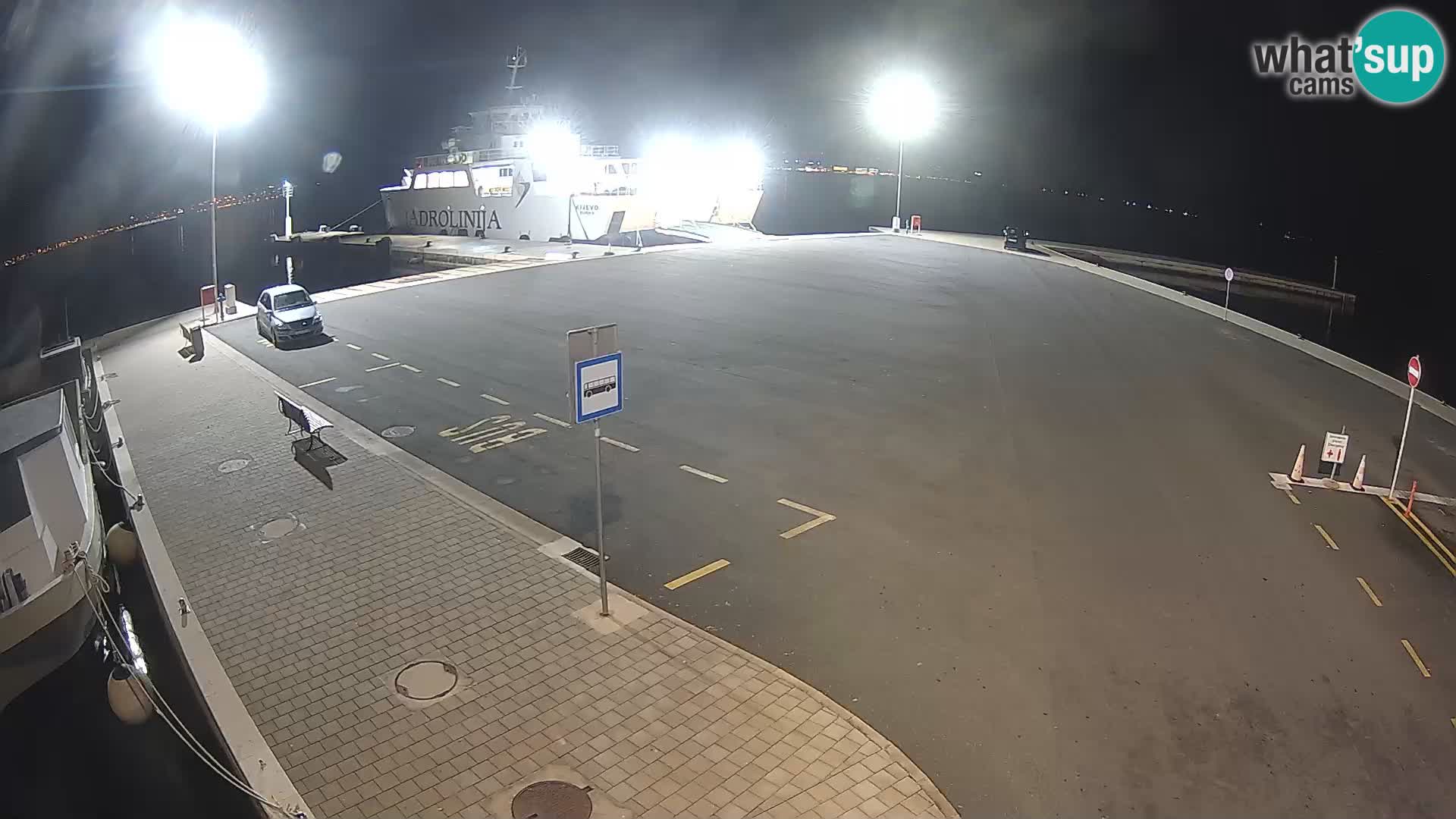 Tkon Live cam – ferry – Dalmatie – Croatie