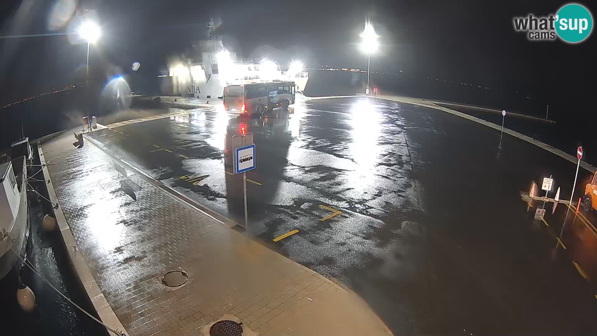 Tkon Live cam – ferry – Dalmatie – Croatie