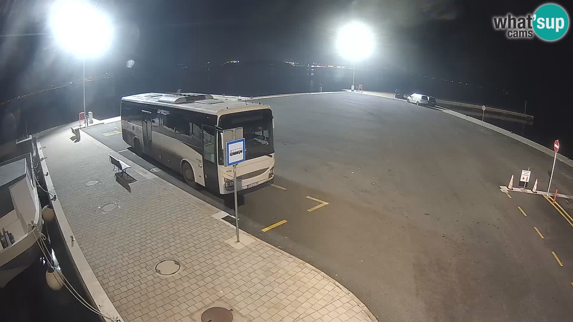 Tkon Live cam – ferry – Dalmatie – Croatie