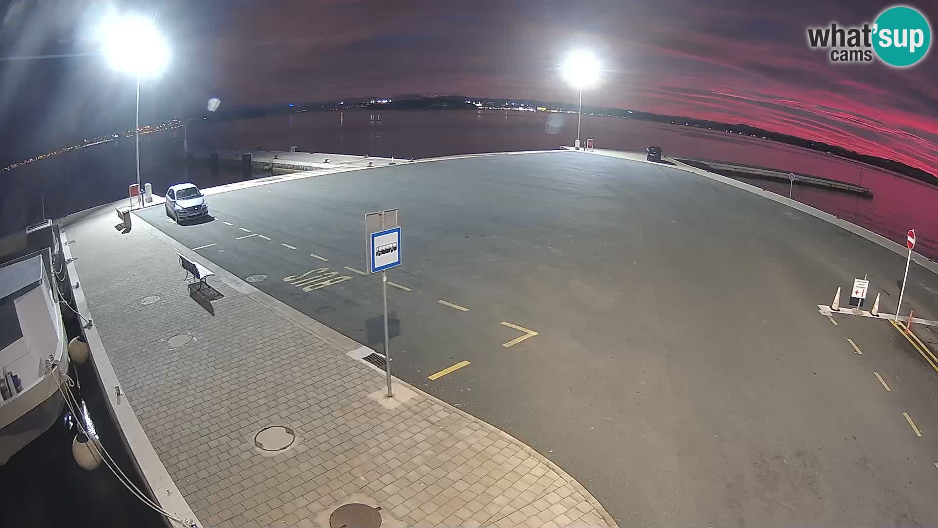 Tkon Live cam – ferry – Dalmatie – Croatie