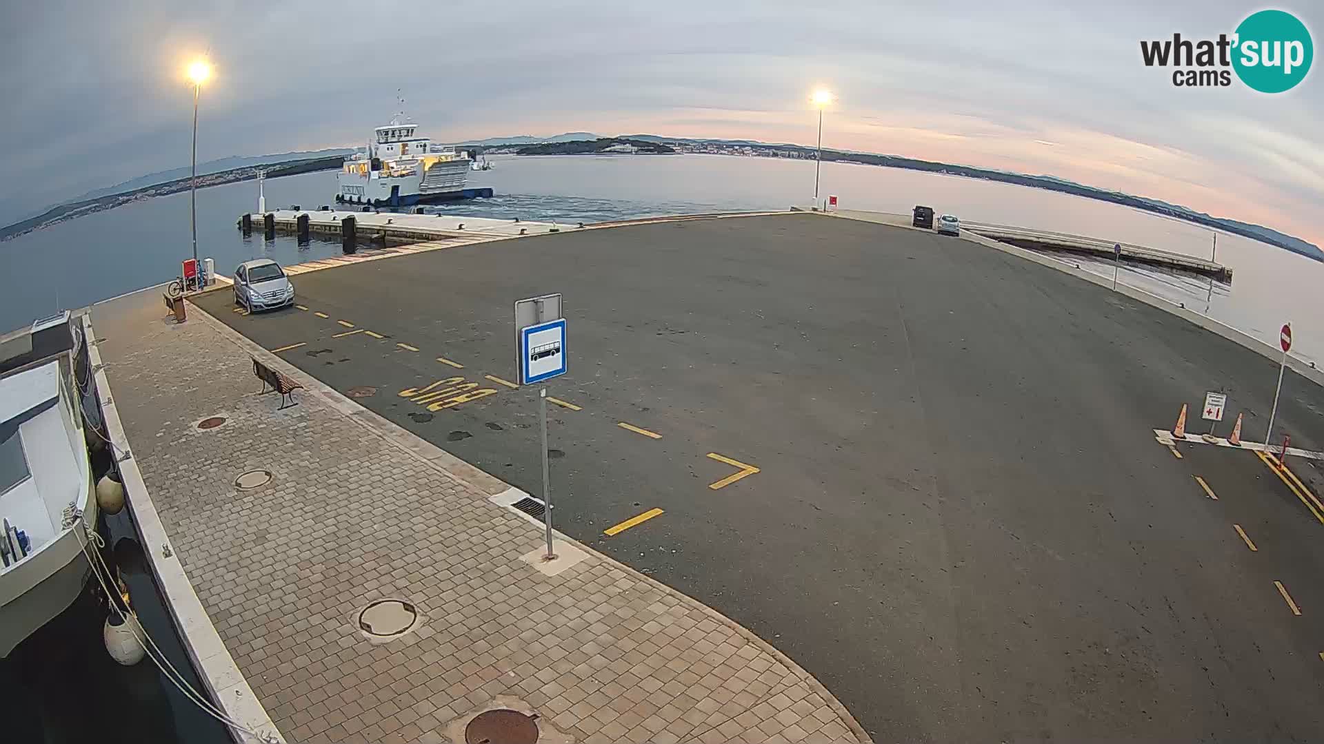 Tkon Live cam – ferry – Dalmatia – Croatia