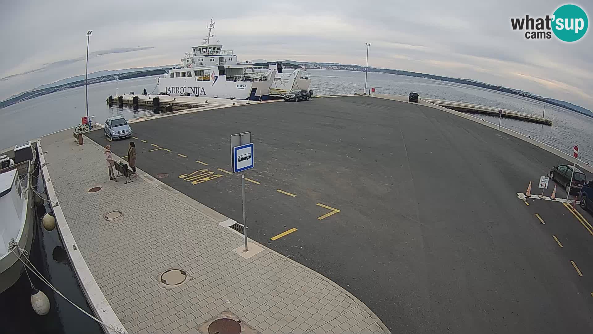Tkon Live cam – ferry – Dalmatia – Croatia